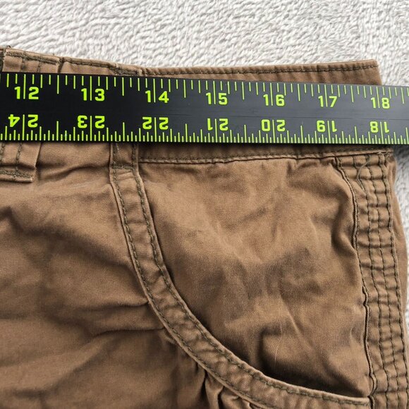 A New Approach A.N.A  Womens Cargo Capris Pants Size 14P Outdoors Tan Utility - Picture 4 of 14